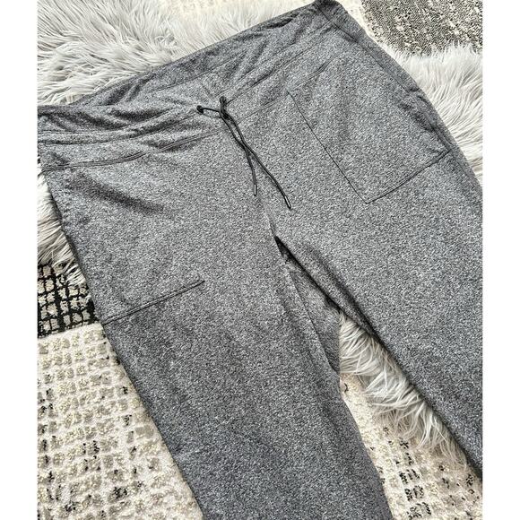 OLD‎ NAVY Active Heather Gray Athletic Pants Size 3X High-Rise Jogger Go-Dry - Picture 2 of 2